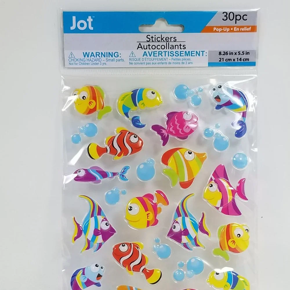 3D Fish Stickers